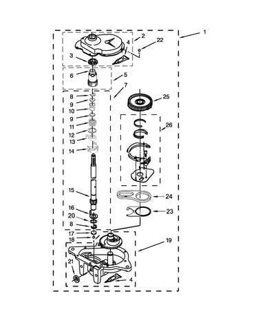 Gearcase parts