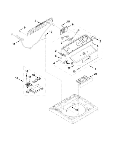 Console and dispenser parts