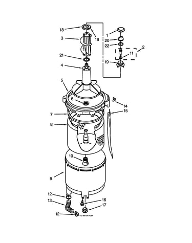 Tub and basket parts