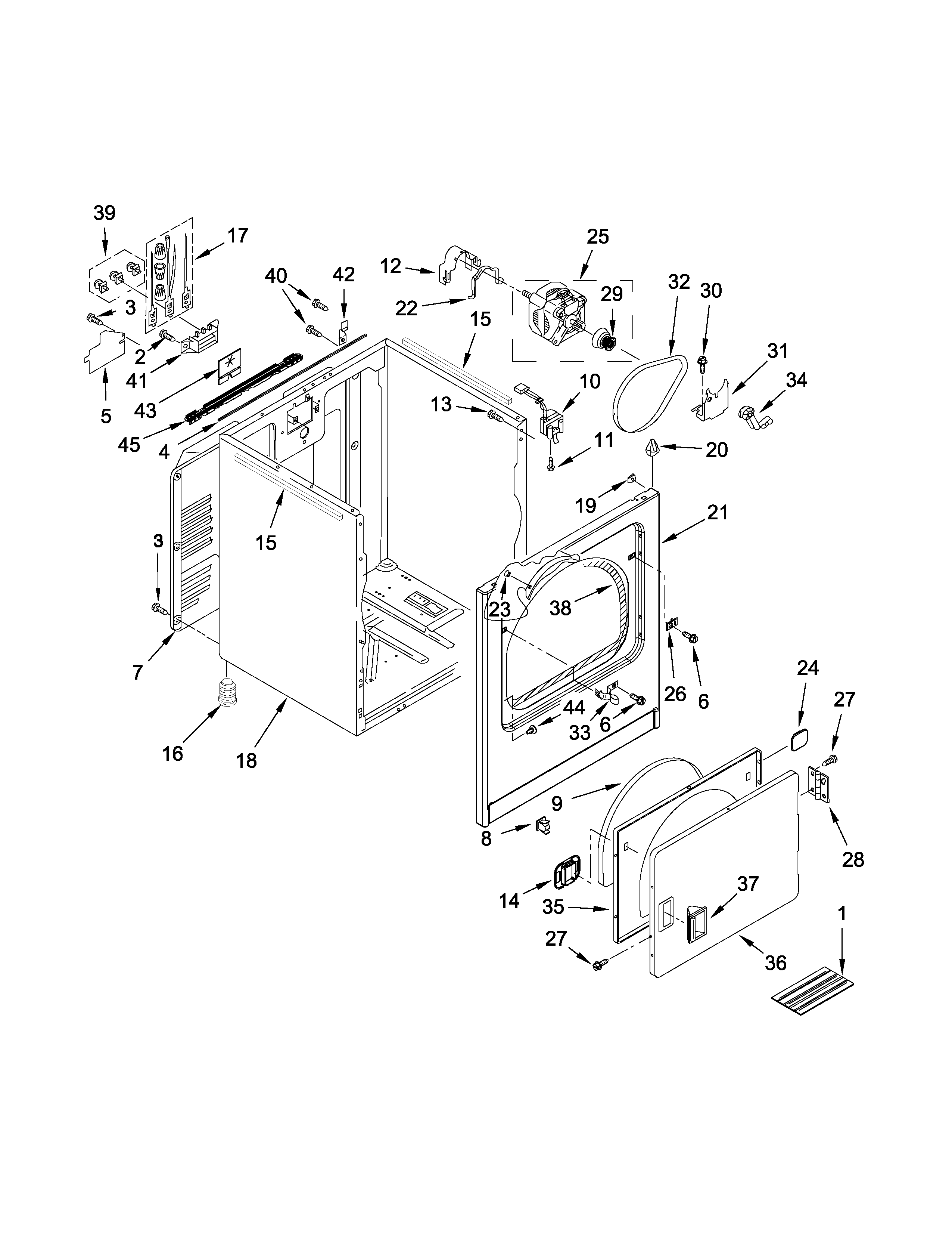 Cabinet parts