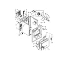 Kenmore 110C66132410 cabinet parts diagram