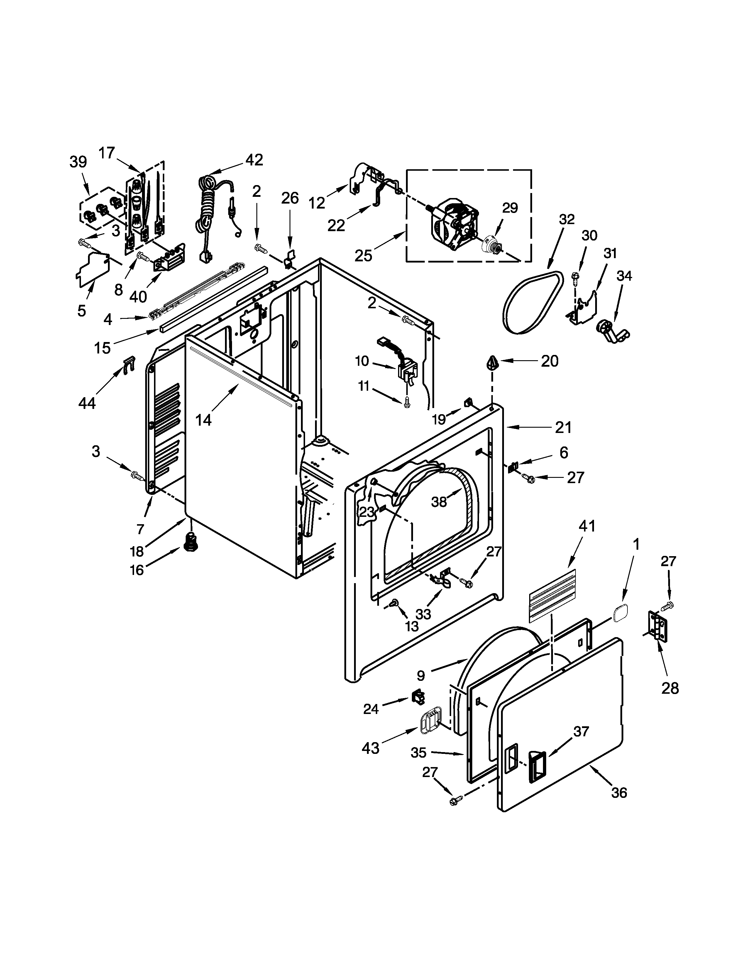 Cabinet parts