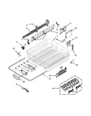 Upper rack and track parts