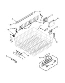 Upper rack and track parts