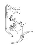 Upper wash and rinse parts