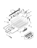 Upper rack and track parts