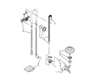 Kenmore Elite 66512783K313 fill, drain and overfill parts diagram