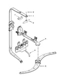 Upper wash and rinse parts