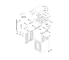 Kenmore 11022102312 top and cabinet parts diagram