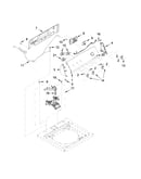 Controls and water inlet parts