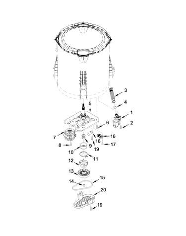 Gearcase, motor and pump parts