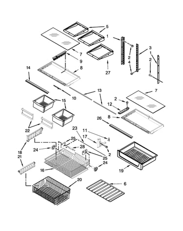 Shelf parts