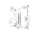 Kenmore Pro 66514703N510 fill, drain and overfill parts diagram