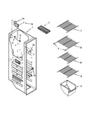 Freezer liner parts