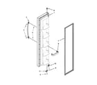 Kenmore 10641152211 freezer door parts diagram