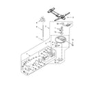 Kenmore Elite 66514769N510 pump, washarm and motor parts diagram