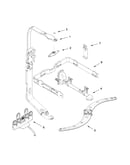 Upper wash and rinse parts