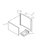 Freezer door parts