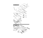 Kenmore 59673003511 shelf parts diagram
