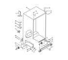Kenmore 10651782412 cabinet parts diagram
