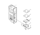 Kenmore 10651782412 freezer liner parts diagram
