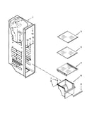 Freezer liner parts