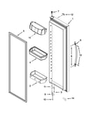 Refrigerator door parts
