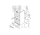 Kenmore 59672383412 cabinet parts diagram