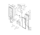 Kenmore 59672389412 refrigerator door parts diagram