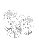 Freezer door parts