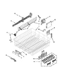 Upper rack and track parts
