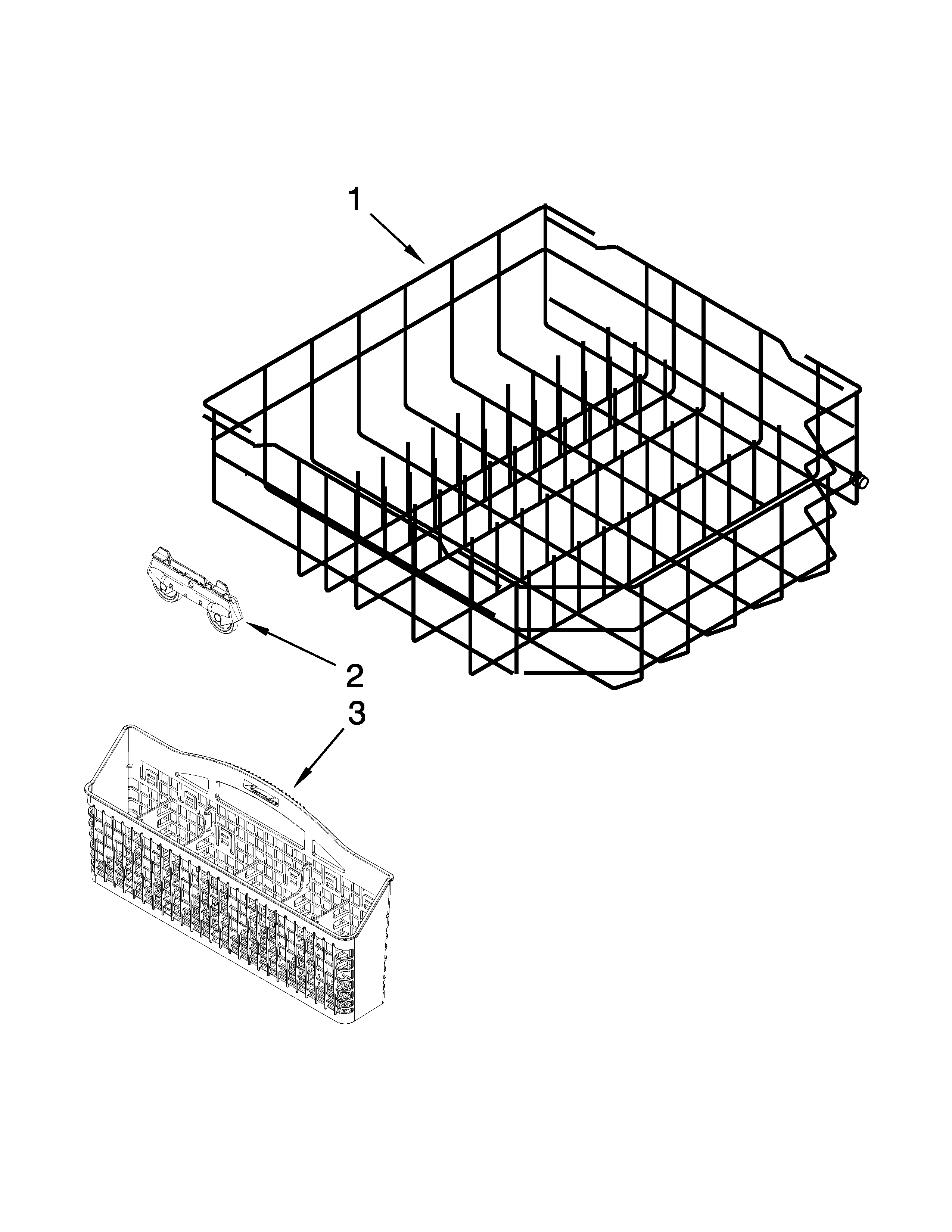 LOWER RACK PARTS