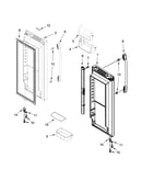 Refrigerator door parts
