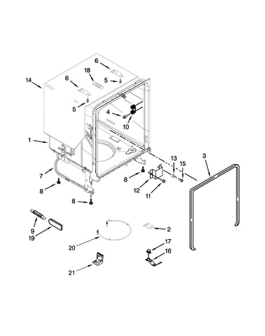 Tub and frame parts