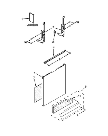 Door and panel parts