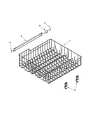 Upper rack and track parts