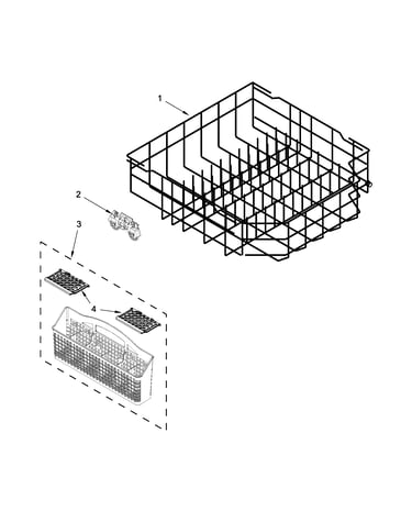 Lower rack parts