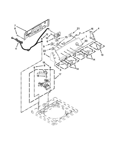 Console and water inlet parts