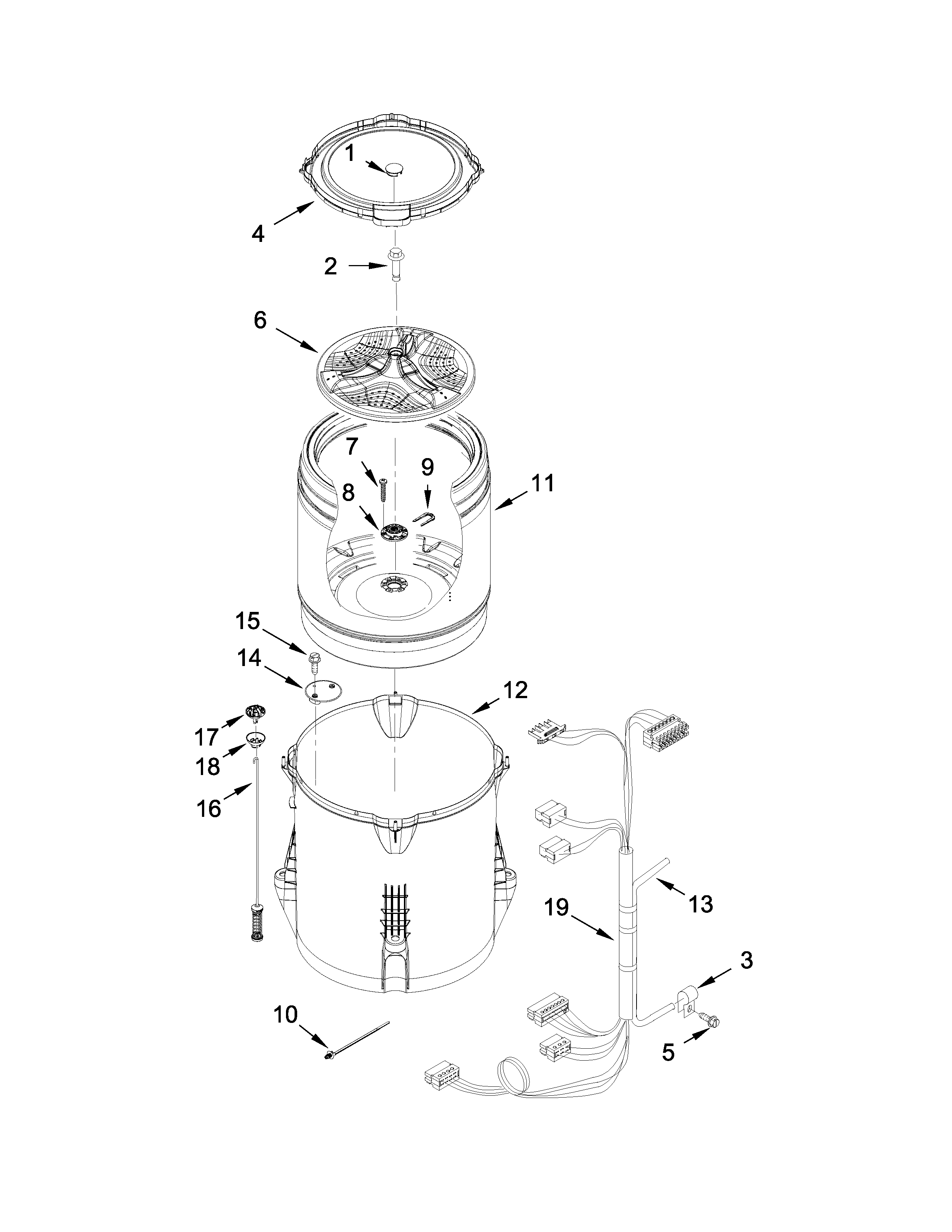 BASKET AND TUB PARTS