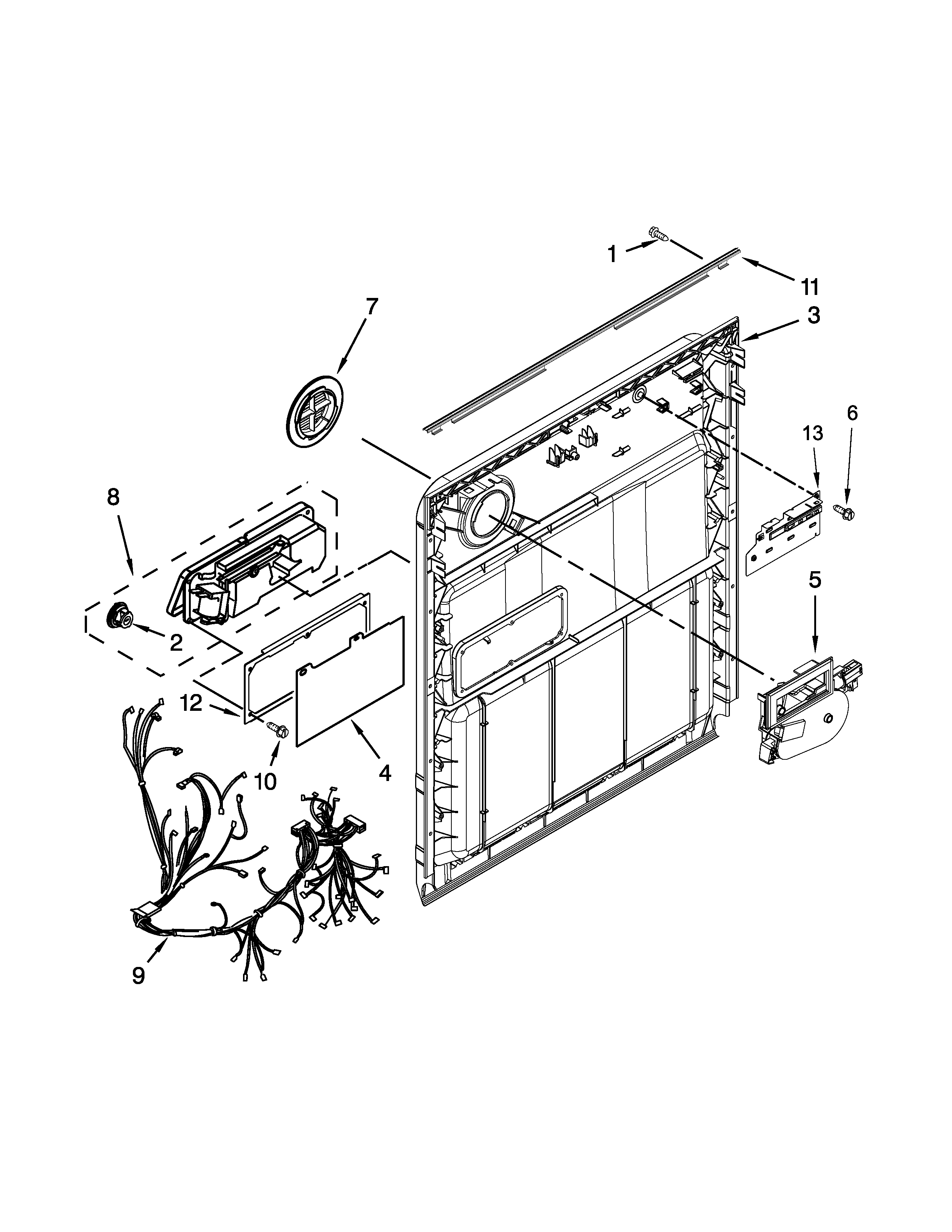 Inner door parts