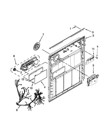 Inner door parts
