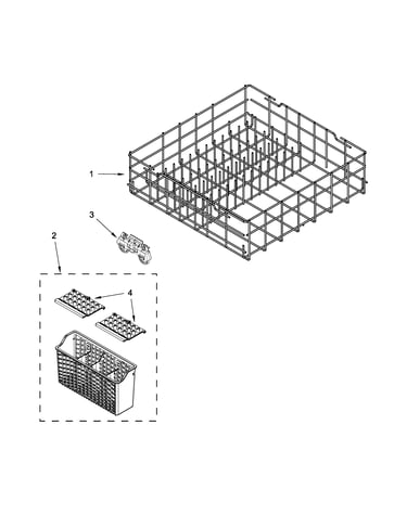 Lower rack parts