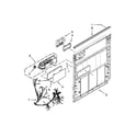 Kenmore 66515114K217 inner door parts diagram