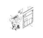 Kenmore 66515119K217 inner door parts diagram