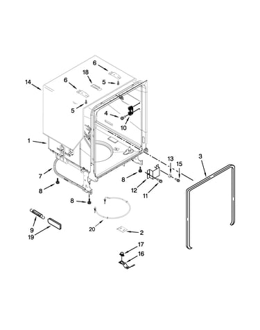 Tub and frame parts