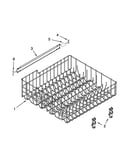 Upper rack and track parts