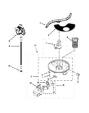 Pump, washarm and motor parts