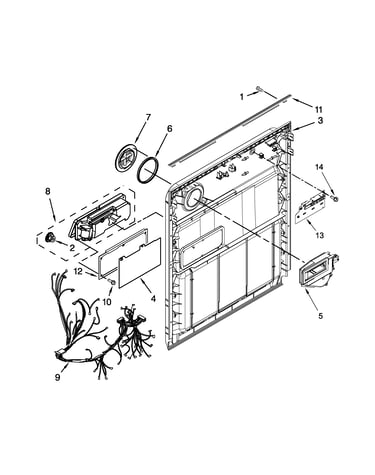 Inner door parts