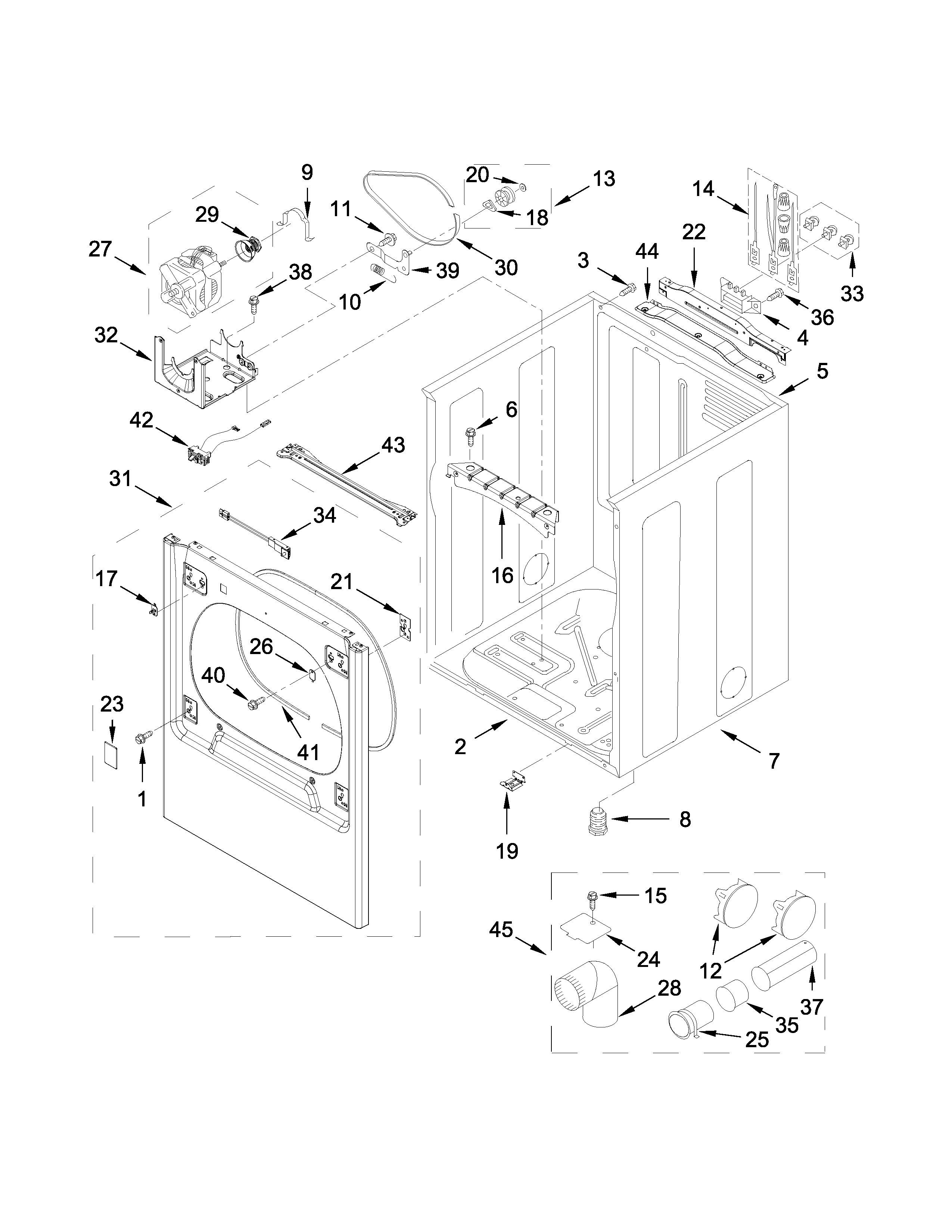 Cabinet parts