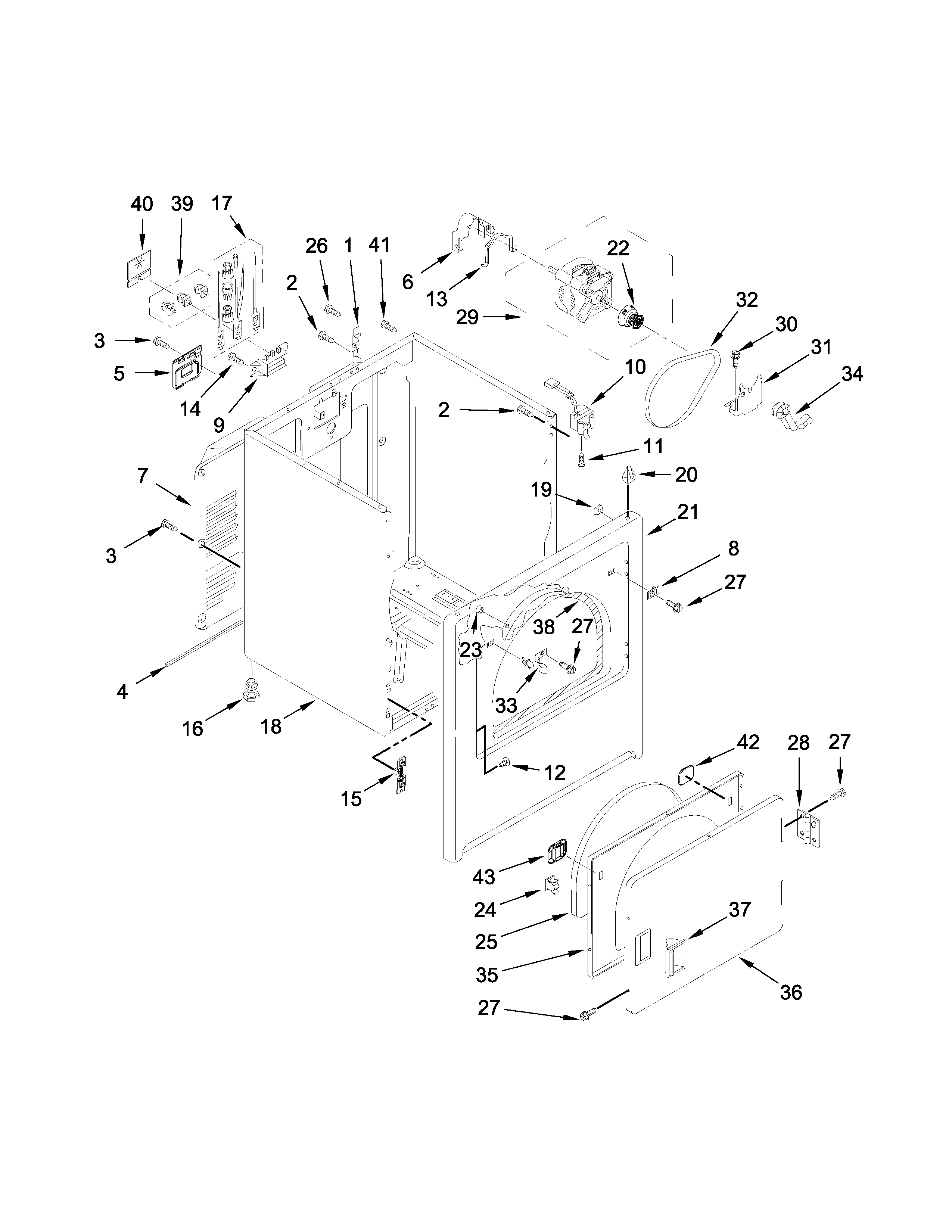 Cabinet parts
